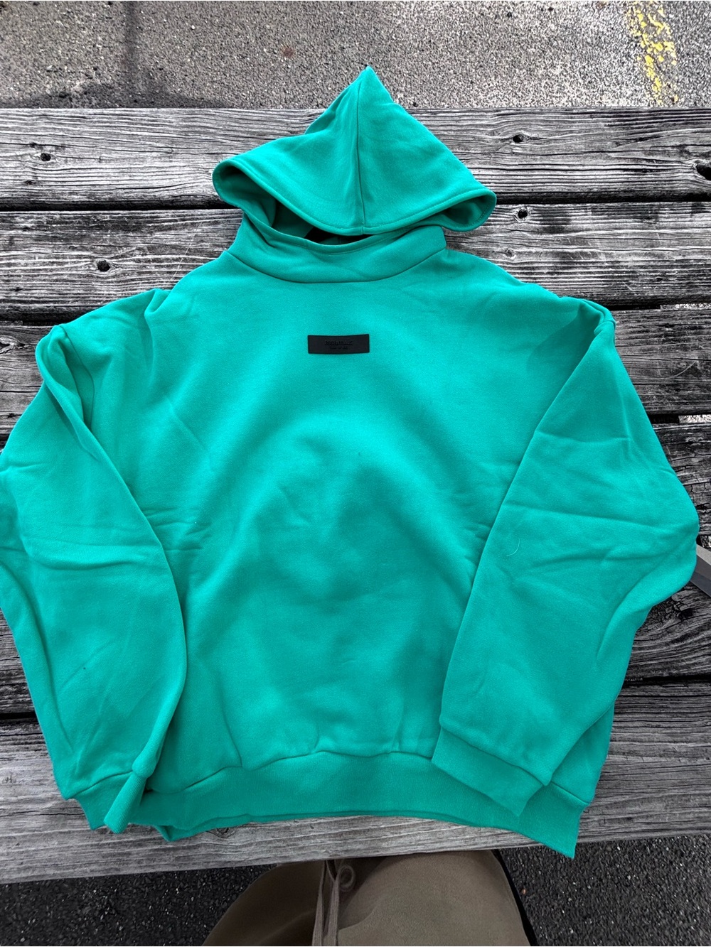 Essentials Teal Pullover Hoodie
